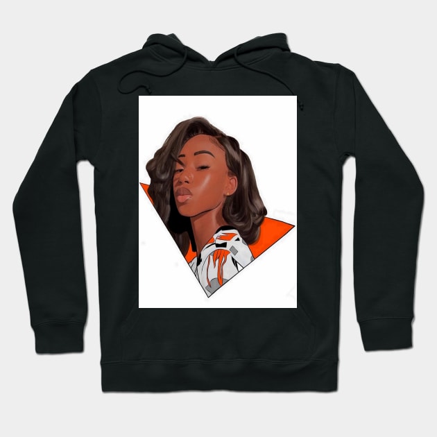 Melanin Glow Hoodie by keia-malloy